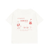 Konges Sløjd A/S JERSEY T-SHIRTS off white/lifeguard service