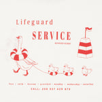 Konges Sløjd A/S JERSEY T-SHIRTS off white/lifeguard service