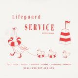 Konges Sløjd A/S JERSEY T-SHIRTS off white/lifeguard service