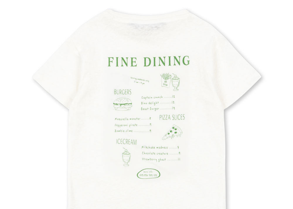 Konges Sløjd A/S JERSEY T-SHIRTS off white/fine dining