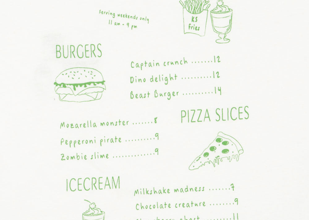 Konges Sløjd A/S JERSEY T-SHIRTS off white/fine dining