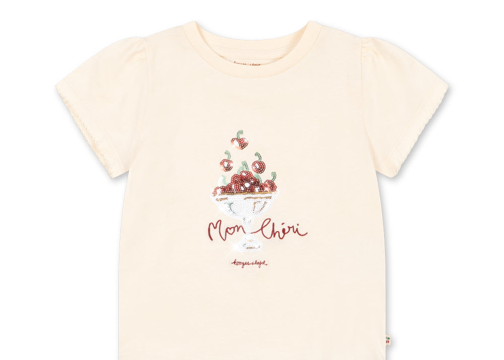 Konges Sløjd A/S JERSEY T-SHIRTS ecru