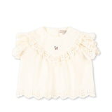 Konges Sløjd A/S WOVEN SHORT SLEEVE SHIRTS antique white