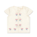 Konges Sløjd A/S WOVEN SHORT SLEEVE SHIRTS buttercream