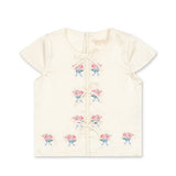 Konges Sløjd A/S WOVEN SHORT SLEEVE SHIRTS buttercream
