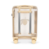 Konges Sløjd A/S TRAVEL SUITCASE lemon transparent