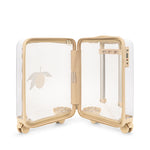 Konges Sløjd A/S TRAVEL SUITCASE lemon transparent