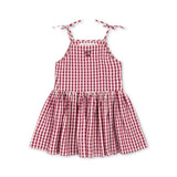 Konges Sløjd A/S WOVEN DRESSES raspberry check