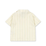 Konges Sløjd A/S WOVEN SHORT SLEEVE SHIRTS cloud stripe