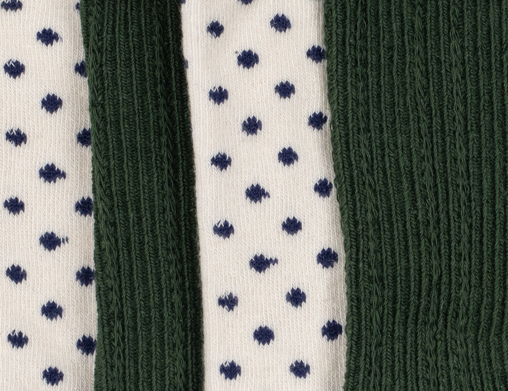 Konges Sløjd A/S SOCKS kombu green dot