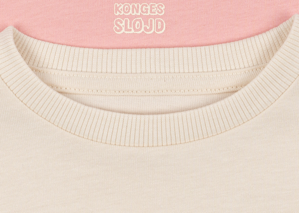 Konges Sløjd A/S JERSEY BLOUSES pink dolphin/antique white