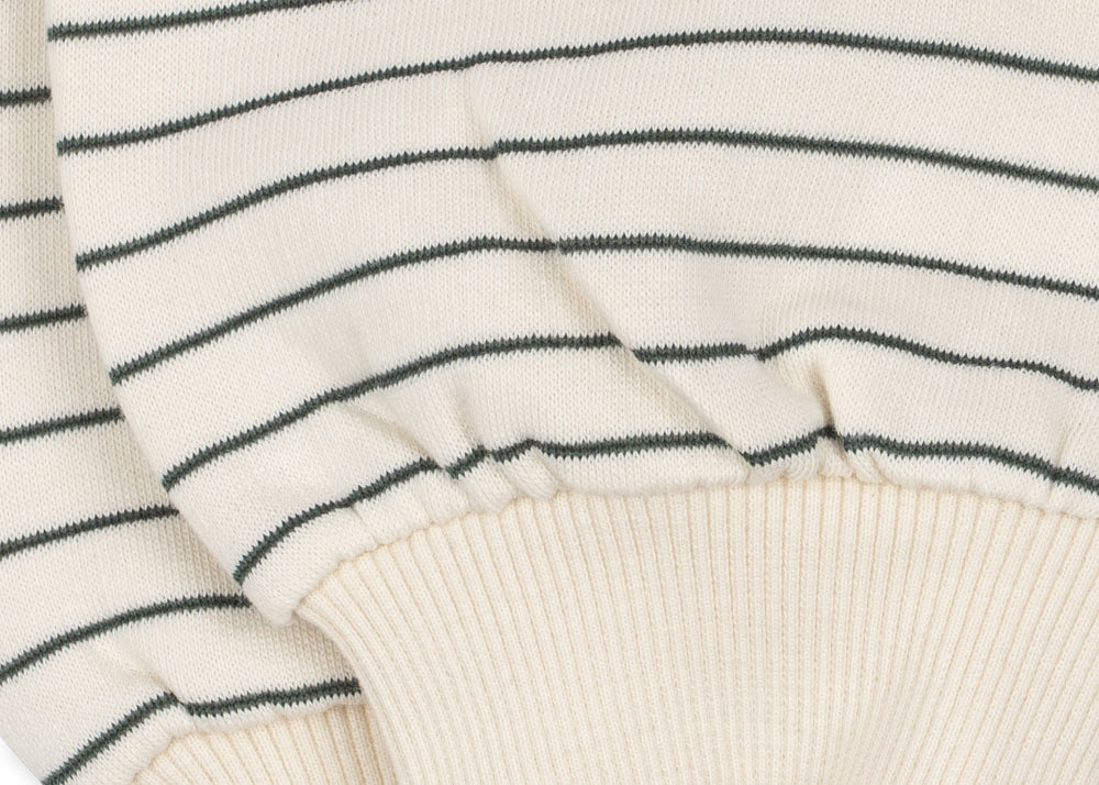 Konges Sløjd A/S JERSEY PANTS cilantro stripe