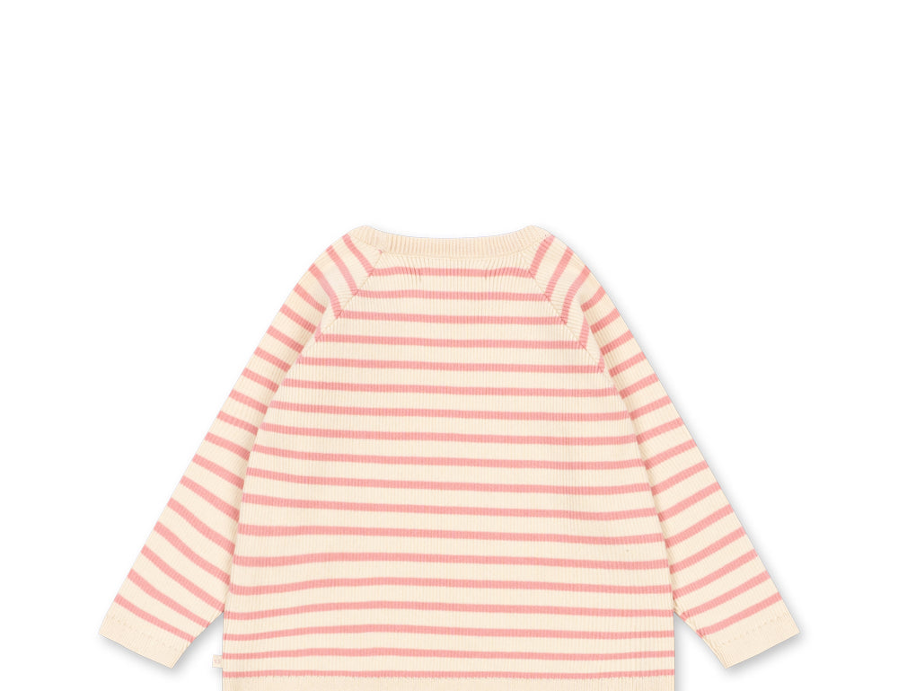 Konges Sløjd A/S KNITTED BLOUSES & VESTS peony butter stripe