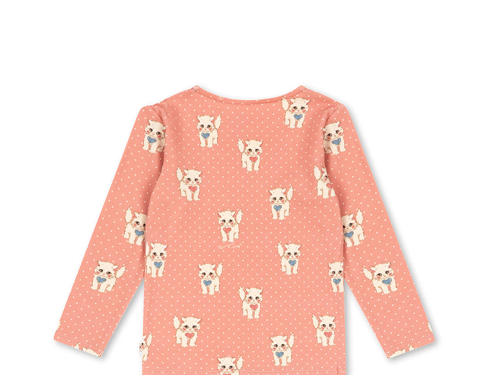 Konges Sløjd A/S JERSEY BLOUSES ciao miao rose