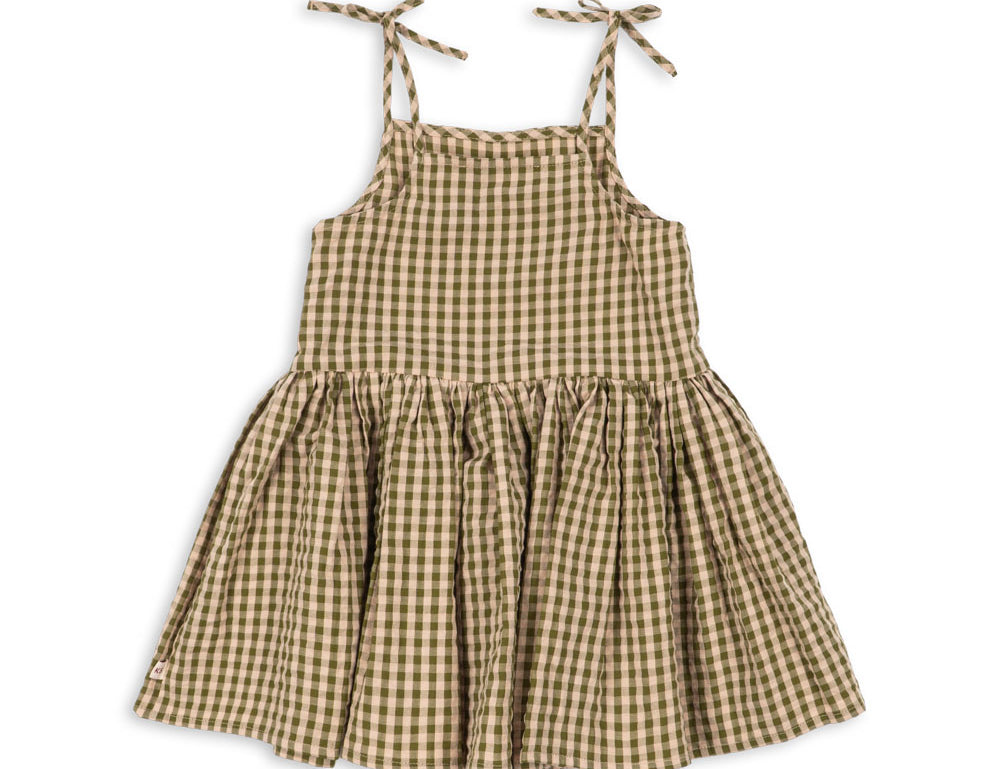 Konges Sløjd A/S WOVEN DRESSES avocado check
