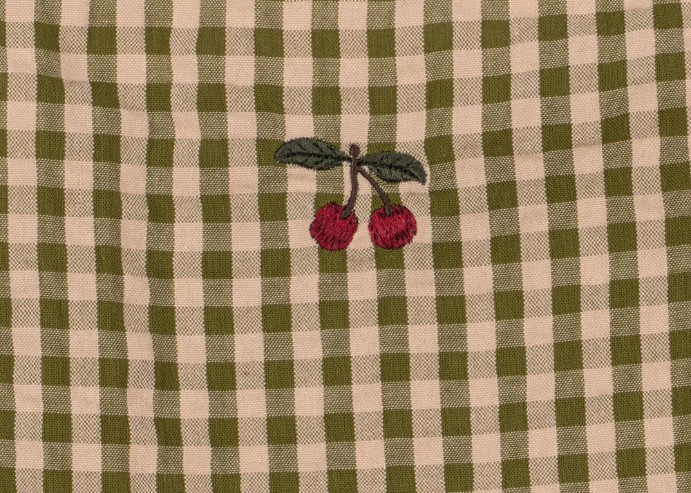 Konges Sløjd A/S WOVEN DRESSES avocado check