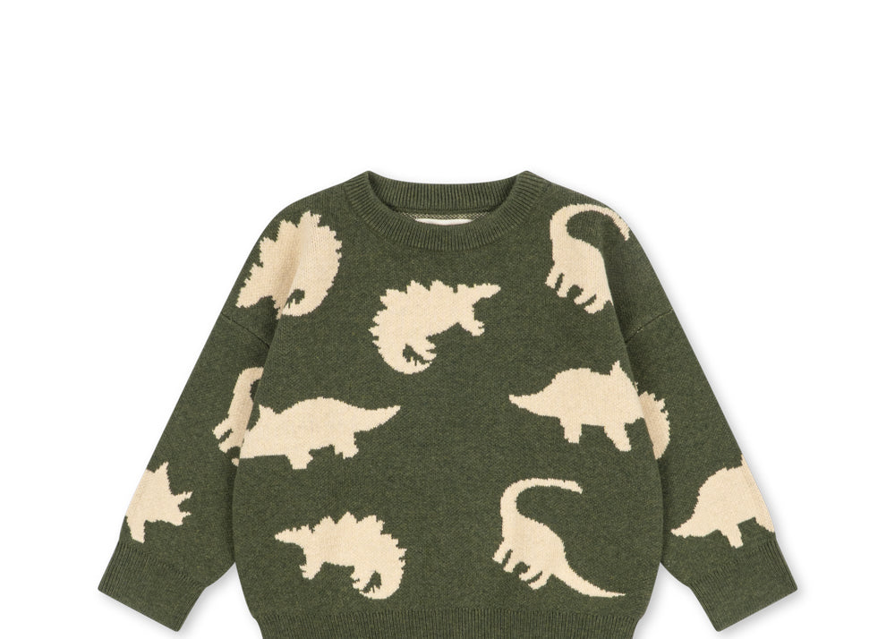 Konges Sløjd A/S KNITTED BLOUSES & VESTS dino vert