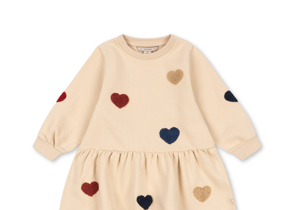 Konges Sløjd A/S JERSEY DRESSES bon coeur coloré