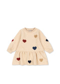 Konges Sløjd A/S JERSEY DRESSES bon coeur coloré