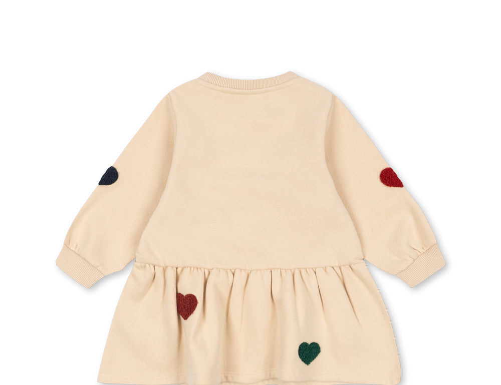 Konges Sløjd A/S JERSEY DRESSES bon coeur coloré