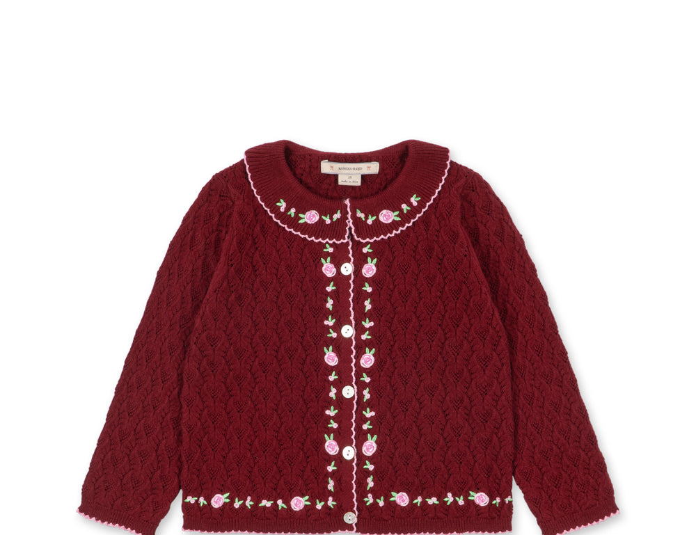 Konges Sløjd A/S KNITTED CARDIGANS pomegranate
