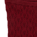 Konges Sløjd A/S KNITTED PANTS pomegranate