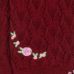 Konges Sløjd A/S KNITTED PANTS pomegranate