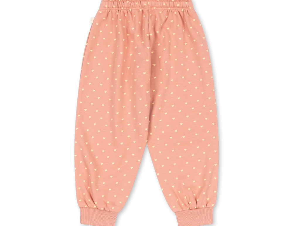 Konges Sløjd A/S JERSEY PANTS coeur feathers
