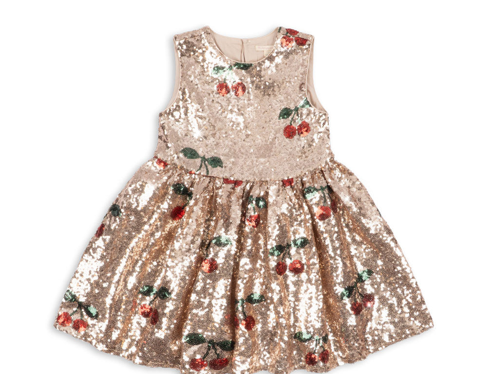 Konges Sløjd A/S WOVEN DRESSES ma grande cerise blush
