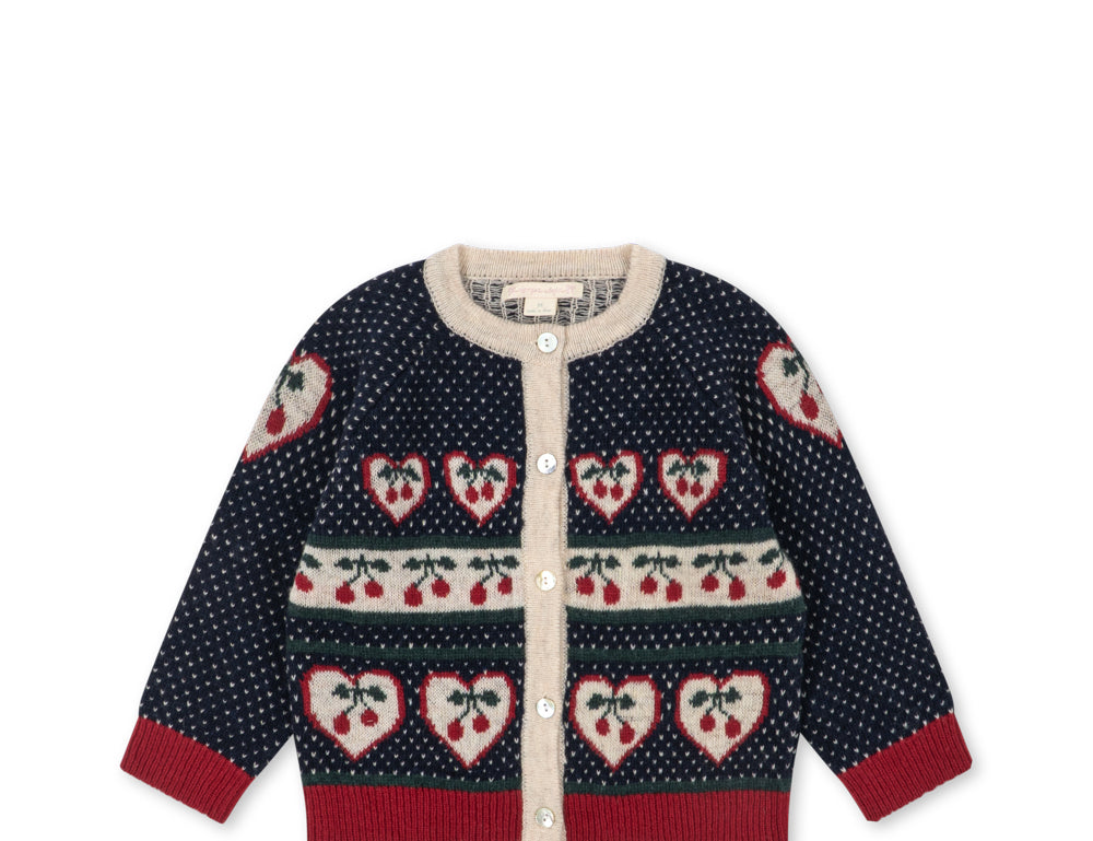 Konges Sløjd A/S KNITTED CARDIGANS cherry