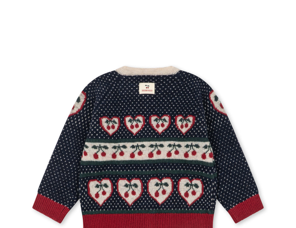 Konges Sløjd A/S KNITTED CARDIGANS cherry