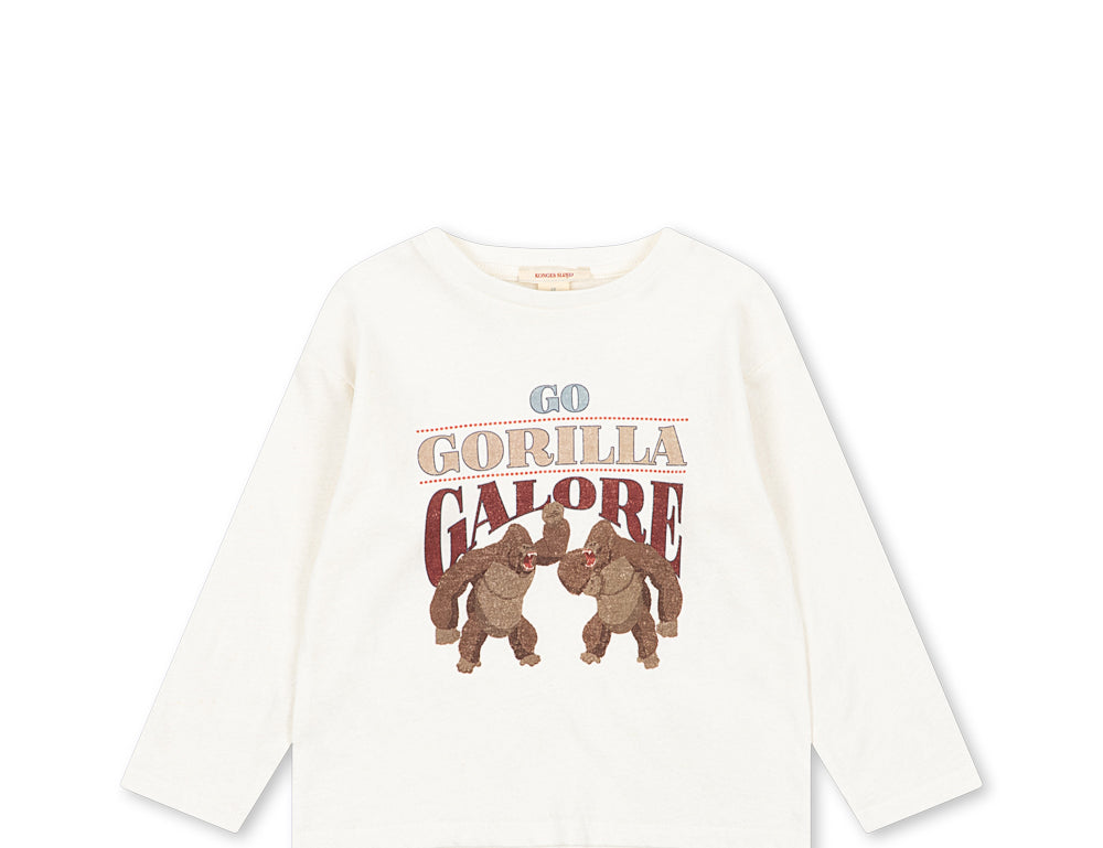 Konges Sløjd A/S JERSEY BLOUSES off white gorilla galore