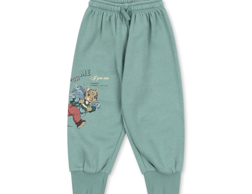 Konges Sløjd A/S JERSEY PANTS granite green