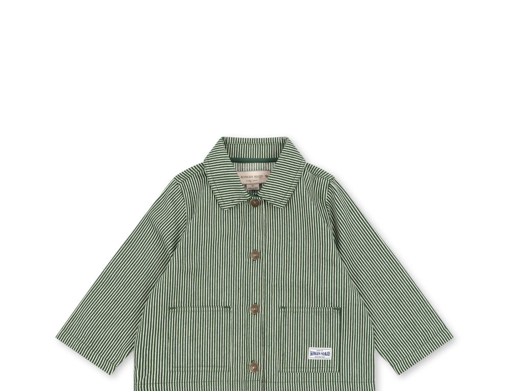 Konges Sløjd A/S WOVEN JACKETS & VESTS milk verte stripe