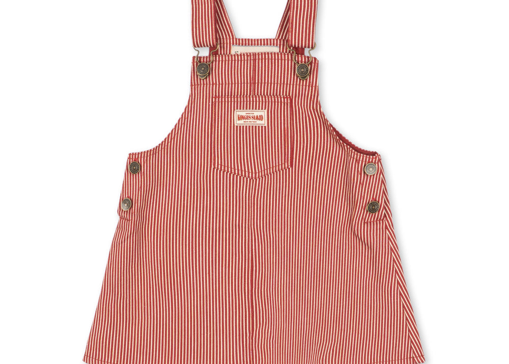 Konges Sløjd A/S WOVEN DRESSES milk rouge stripe