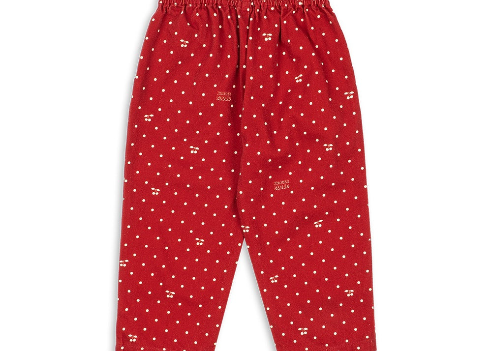 Konges Sløjd A/S WOVEN PANTS cherry dot derby