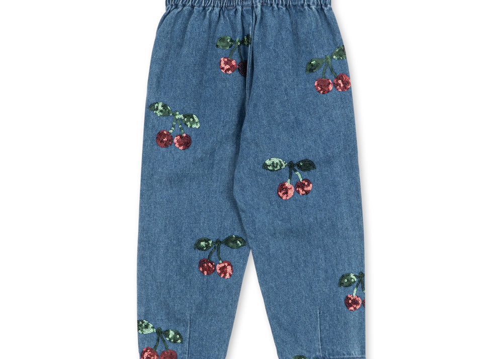 Konges Sløjd A/S WOVEN PANTS cherry sequin