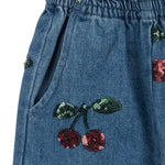 Konges Sløjd A/S WOVEN PANTS cherry sequin