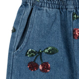 Konges Sløjd A/S WOVEN PANTS cherry sequin