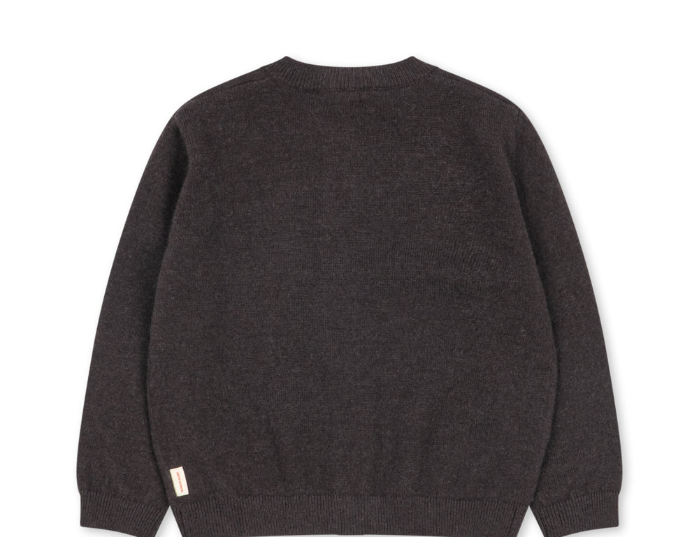 Konges Sløjd A/S KNITTED CARDIGANS chocolate brown