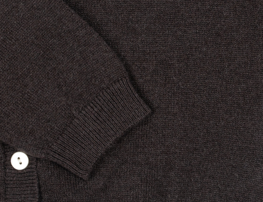 Konges Sløjd A/S KNITTED CARDIGANS chocolate brown