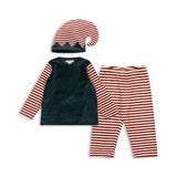 Konges Sløjd A/S COSTUMES greener pastures/red dahlia stripe
