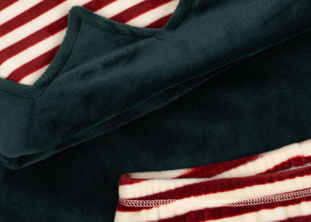 Konges Sløjd A/S COSTUMES greener pastures/red dahlia stripe