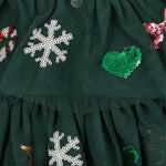 Konges Sløjd A/S WOVEN DRESSES hunter green