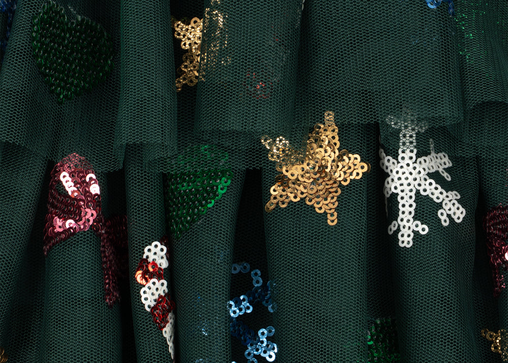 Konges Sløjd A/S WOVEN DRESSES hunter green