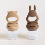 Konges Sløjd A/S FEEDING PACIFIER bark/shell