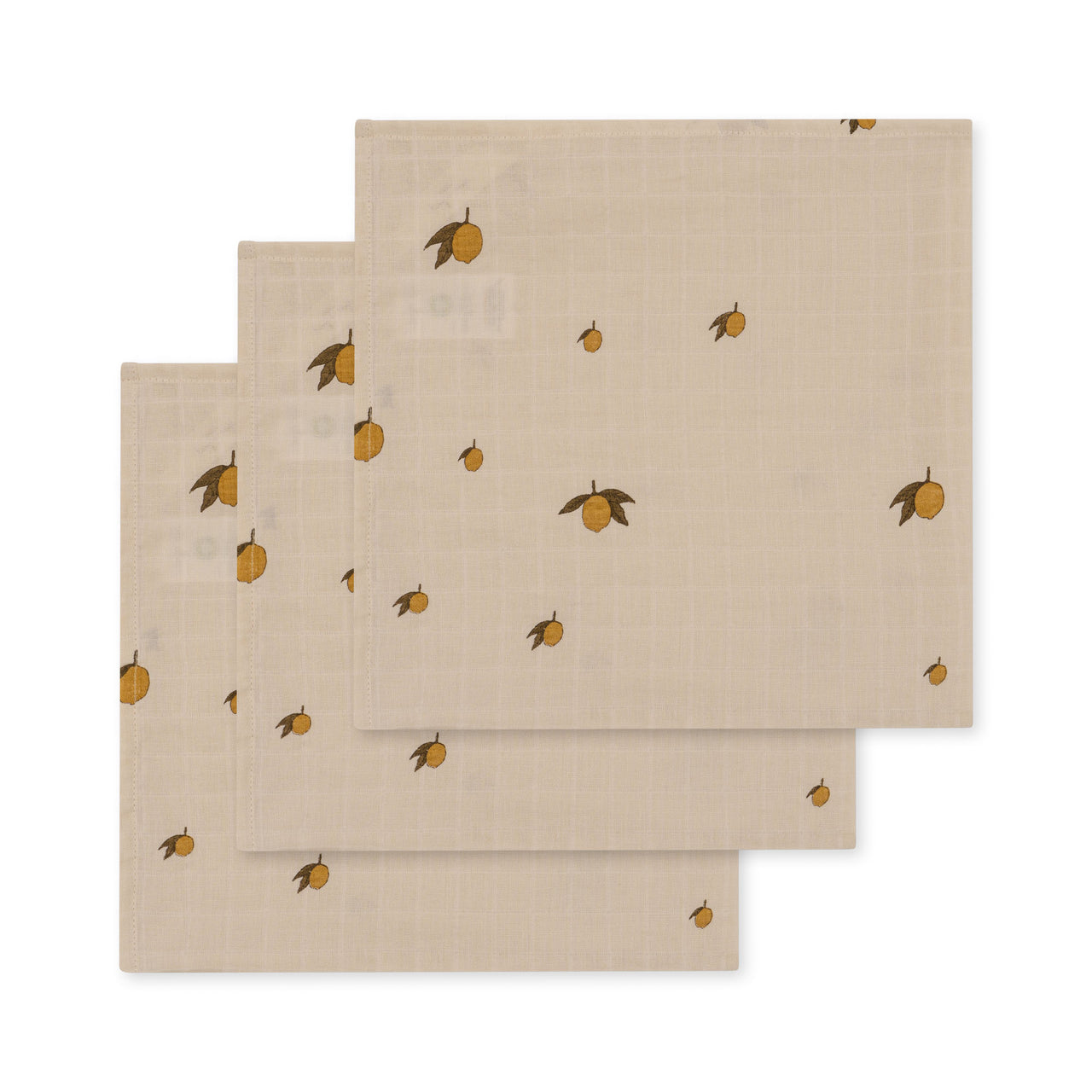 Konges Sløjd A/S MUSLIN CLOTHS lemon